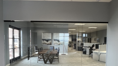 Frameless Partition Glass